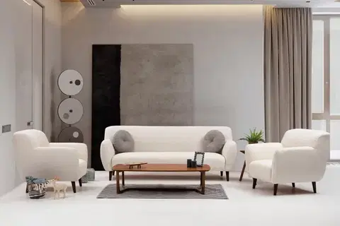 Křeslo ušák Enna - Beige