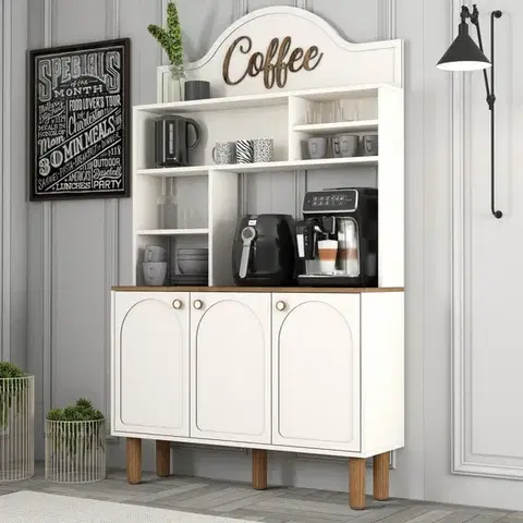 Coffee Bar Cabinet Bohem 861 - Cream