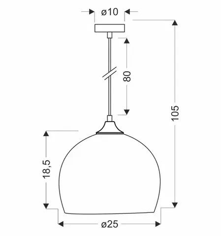 PONTE 1x40W E27 černá závěsná lampa s olivovým stínidlem, moderní stropní svítidlo do kuchyně, jídelny, obývacího pokoje, minimalistický design