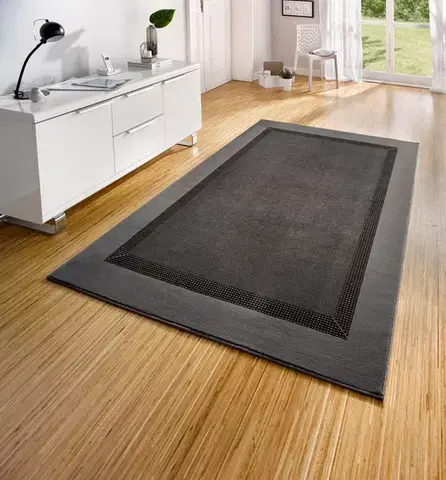 Hanse Home, Kusový koberec Basic 102497, 200x290, šedá, chodba / předsíň