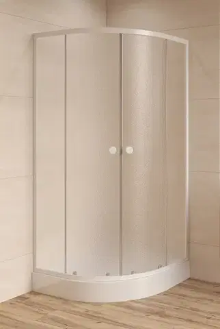 Sprchový kout čtvrtkruh 80x80 cm SAT Project SIKOMUS80CH0 SIKOMUS80CH0