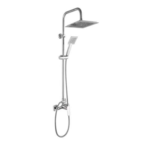 INVENA Sprchový sloup s baterií Stelona, chrom AU-34-B01-Q