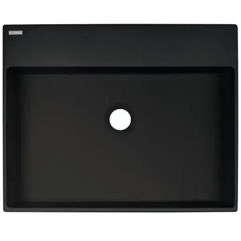 DEANTE Correo nero Granit umyvadlo na desku 500x400 mm CQR_NU5S