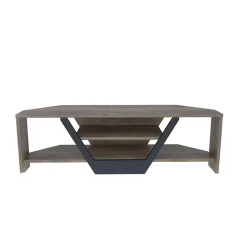 TV stolek Sares - Walnut, Black