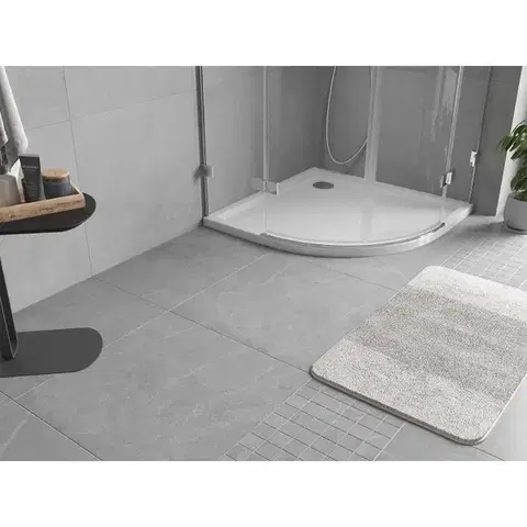 MEXEN Flow Sprchová vanička čtvrtkruh slim 100 x 100, bílá lesk 46Q101010