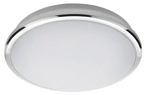 SAPHO SILVER stropní LED svítidlo,  Ø 29cm, 10W, 230V, 3000K/4000K/6500K, IP44, chrom AU480
