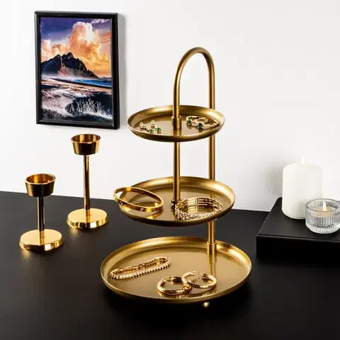 Dekorativní kovový doplněk Kalkı-B - Gold