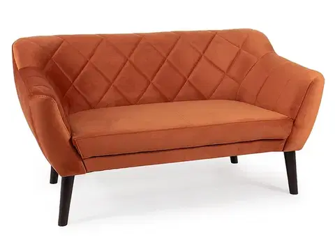 Dvoumístná pohovka KARO 2 VELVET Signal