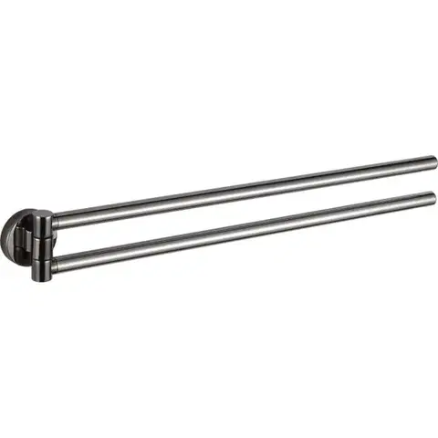 MEXEN Remo dvojitý obrotowy věšák na rčník, black chrome 70507255-73