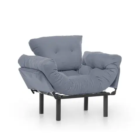 Křeslo ušák Nitta Single - Grey