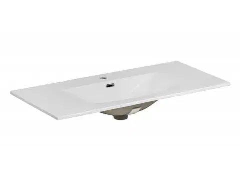 ArtCom Keramické umyvadlo SKY 120 | bílý lesk 120 cm