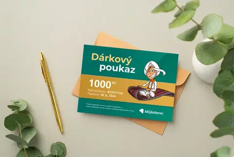 MK Original: Produkty s rodokmenem Dárkový poukaz Můjkoberec - 3.000 Kč