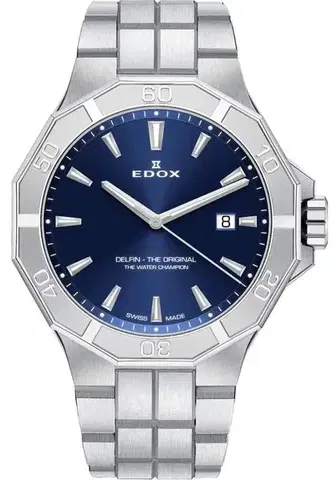 EDOX Delfin Quartz Date 53021-3M-BUIN
