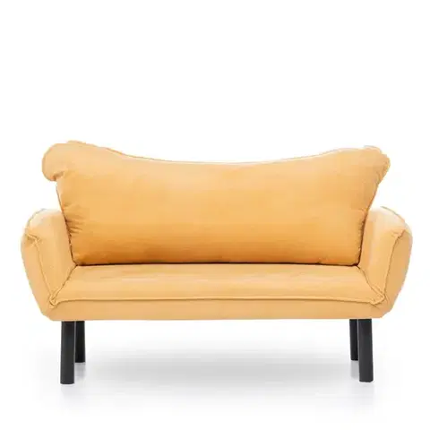 Dvoumístná rozkládací pohovka Chatto - Mustard