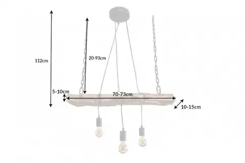 Závěsná lampa IDAIA Dekorhome