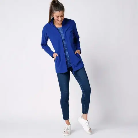 Fleecová mikina na zip
