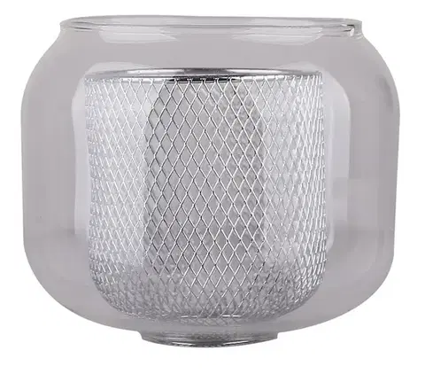 Chromové stínidlo závěsné lampy s košíkem 3x40W Ray