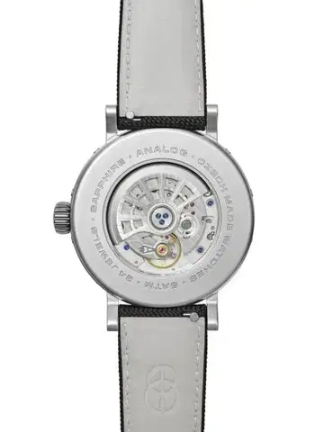 Robot Graphic Analog Silver