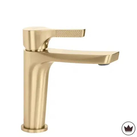 REA Umyvadlová baterie PREMIUM Maxim Brush Gold Low REA-B8938