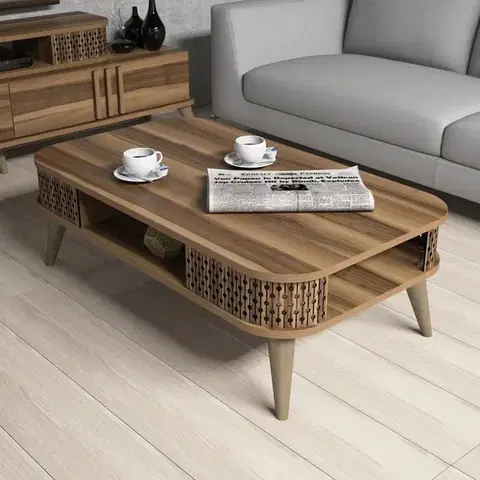 Konferenční stolek Eylül - Walnut
