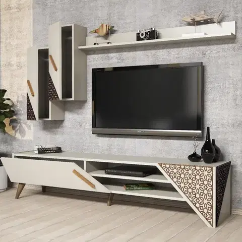 TV stěna / Sestava pod TV Beril - Cream
