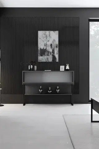 Komoda Luxe - Black, Anthracite