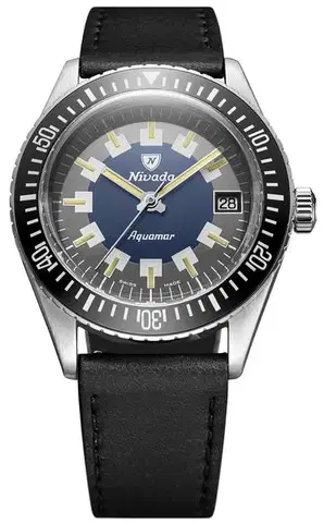 Nivada Grenchen Aquamar Vintage - Flat Link Bracelet