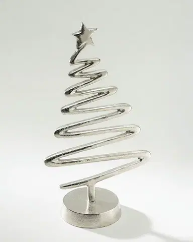 Stojící dekorace Silver Tree I 17x11x31 cm