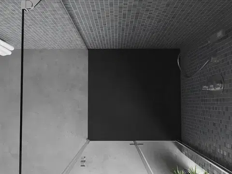 MEXEN Bert čtvercová sprchová vanička SMC 80 x 80, černá 4K708080