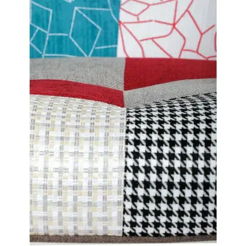 Houpací křeslo PW2, patchwork