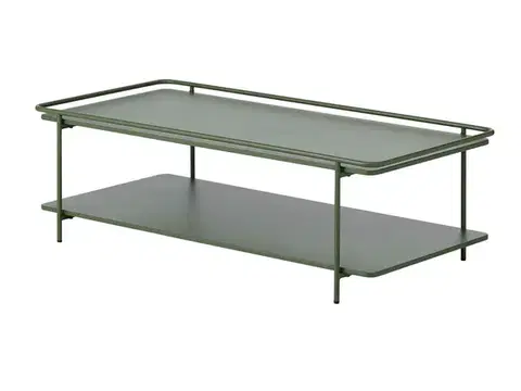 Estila Konferenční stolek Koge, olivový kov, 110 cm