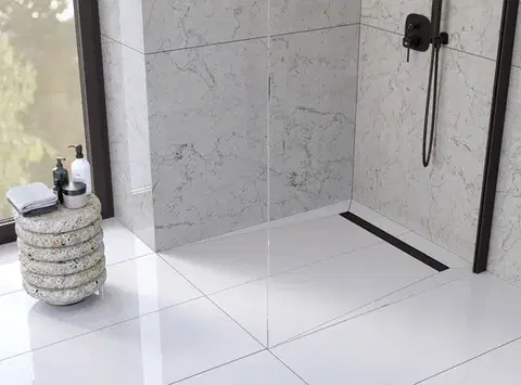 Laveo Basso sprchový žlab 100 cm, černá COB_710D