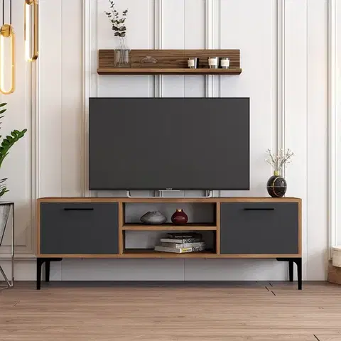 Televizní stolek Riga Anthracite