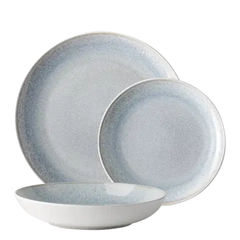 Set talířů 12 ks — Elements Glacial Ice - 493195