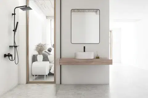 INVENA Sprchová baterie PAROS černá BN-09-004-A