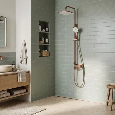 REA Sprchový set STORM COPPER BRUSH REA-P3000