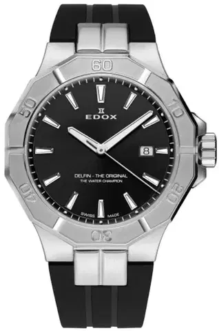 EDOX Delfin Quartz Date 53021-3CA-NIN