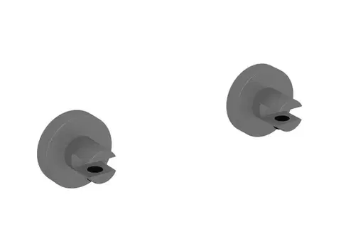 SAT Úchyty pro poličku X-Way PVD gun metal - DXWW2GM