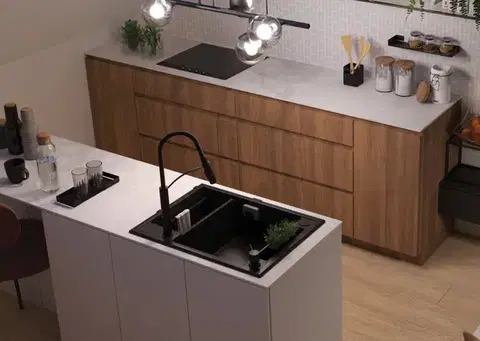 DEANTE Magnetic černá Sada příslušenství pro dřez ZZMKN11O