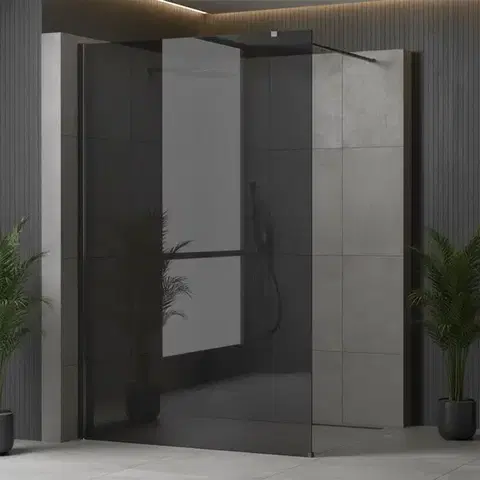 REA/S Sprchová zástěna Flexi Grey / Titan 90 KPL-K99485