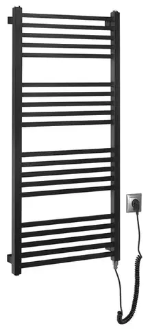 SAPHO METRO-E elektrické otopné těleso rovné 500x1060, 400 W, černá mat ME410B