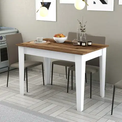 Kuchyňský stůl Kiev 511 - Walnut, White