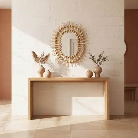 REA Nástěnné zrcadlo Boho 57CM QDJ5749 HOM-02819