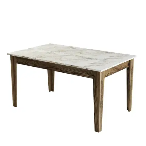 Jídelní stůl Milan Walnut and White