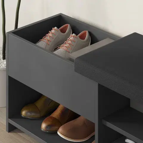 Botník Filux Bench - Anthracite