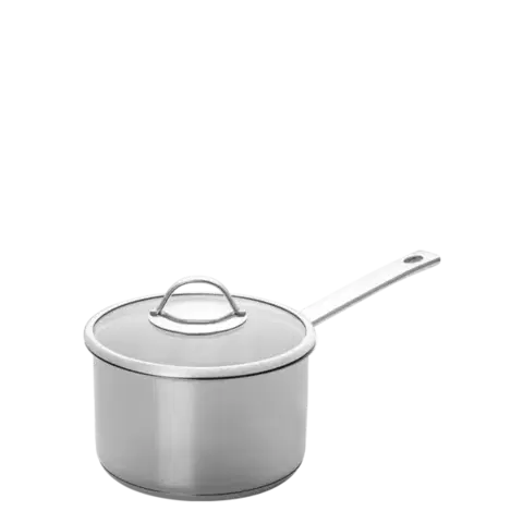 Rendlík se skleněnou poklicí Ø 16 cm — Orion Inox - 600245