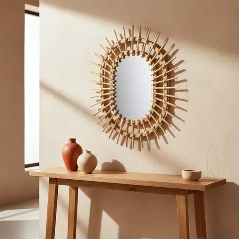 REA Nástěnné zrcadlo Boho 57CM QDJ5749 HOM-02819
