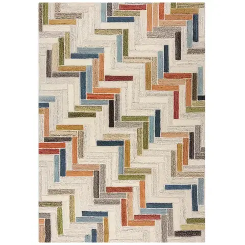 Flair Rugs, Kusový koberec Moda Russo Multi, 160x230, vícebarevná, chodba / předsíň