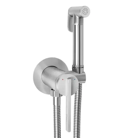REA Podomítková bidetová baterie Grace Brush Nickel REA-B4501