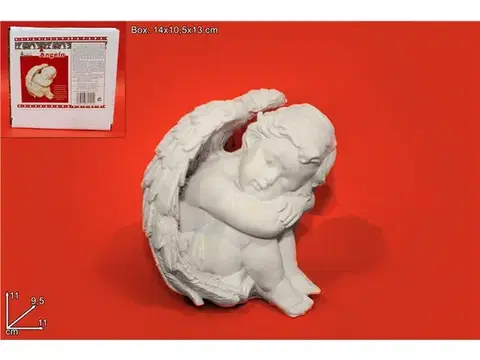 PROHOME - Anděl sedící 13cm
